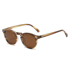 Women's Polarized Oval 'Love Angle' Plastic Sunglasses