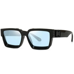 Women's Retro Rectangle ' Small Bullet' Plastic Sunglasses