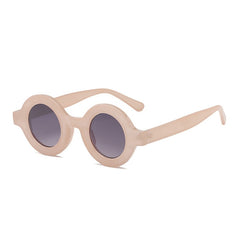 Women's Retro Small Round 'Marigold'  Plastic Sunglasses