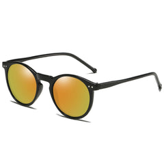 Women's Polarized Round 'Graciers' Plastic Sunglasses