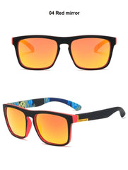 Men's Polarized Square 'Die Hard' Plastic Sunglasses