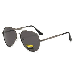 Men's Polarized Pilot 'Madison Met' Metal Sunglasses