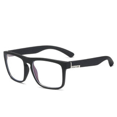 Men's Polarized Square 'Die Hard' Plastic Sunglasses