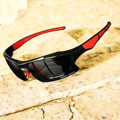 Men's Wrap Around 'Wasp' Plastic Sport Sunglasses