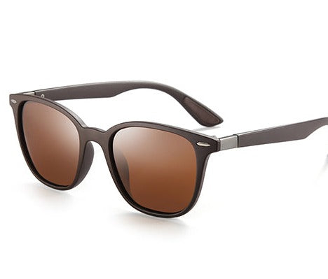 Men's Square Polarized 'Ranilda' Plastic Sunglasses