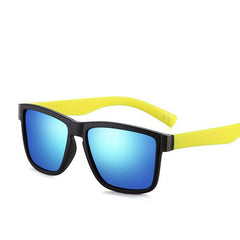 Men's Classic Square 'Recap' Plastic Sunglasses