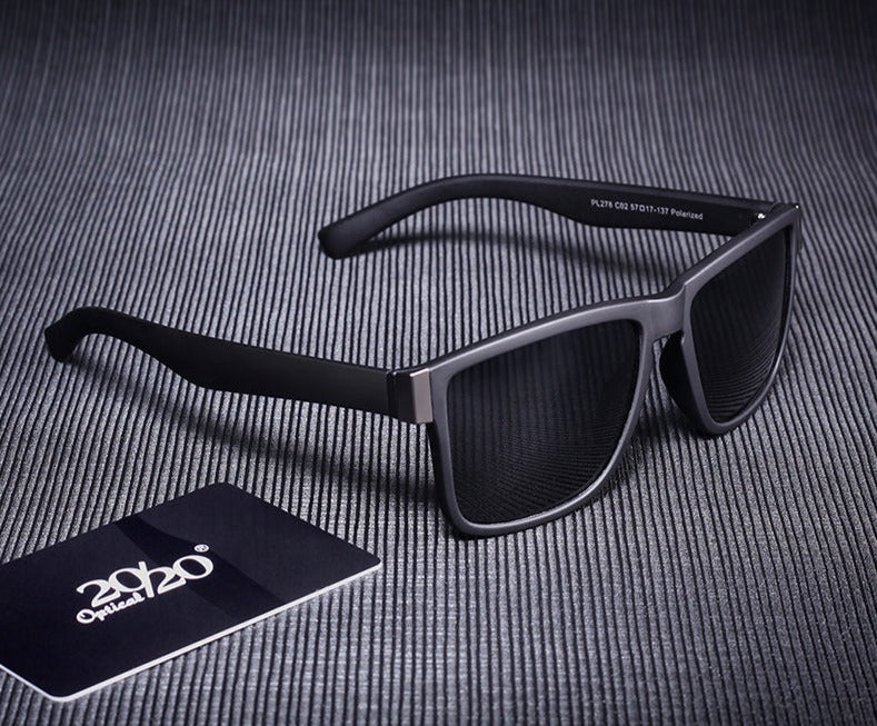 Men's Classic Square 'Recap' Plastic Sunglasses