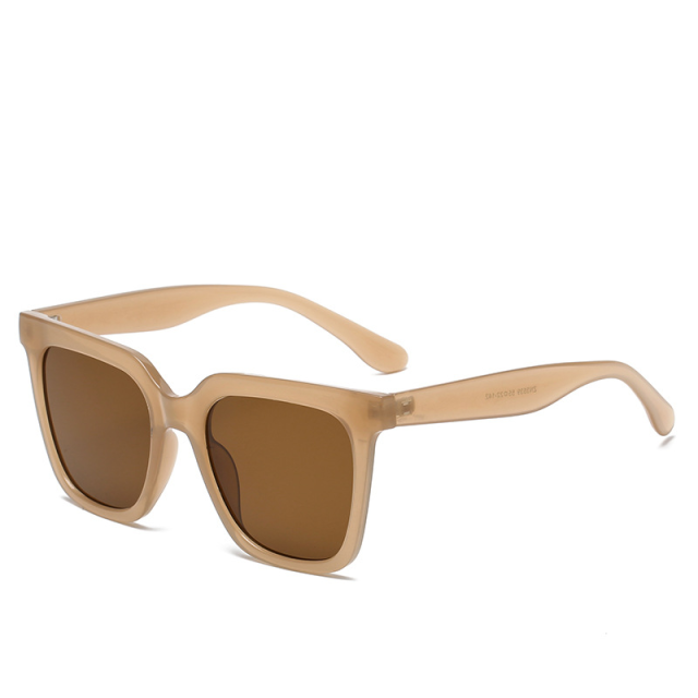 Women's  Retro Rectangle 'Darby' Plastic Sunglasses