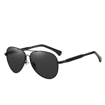 Men's  Aviator Alloy Photochromic 'Banned' Polarized Sunglasses