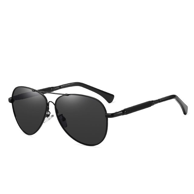 Men's Aviator Alloy Photochromic 'Banned' Polarized Sunglasses — Eye Shop  Direct