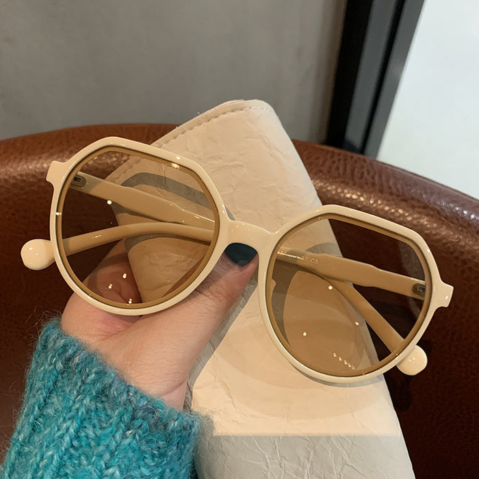Women's Round 'Brighton' Plastic Sunglasses