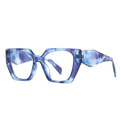 Women's Retro Polygon 'Hydro Dip' Cat Eye Sunglasses