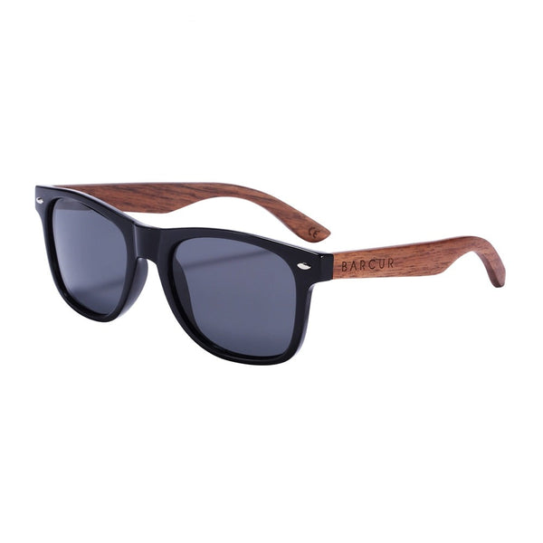 Men's Rectangle 'Vinz' Wooden Sunglasses