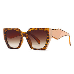 Women's Retro Polygon 'Hydro Dip' Cat Eye Sunglasses