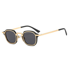 Unisex Small Round 'Ice' Alloy Sunglasses