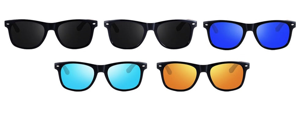 Men's Rectangle 'Vinz' Wooden Sunglasses