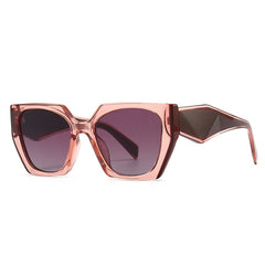 Women's Retro Polygon 'Hydro Dip' Cat Eye Sunglasses