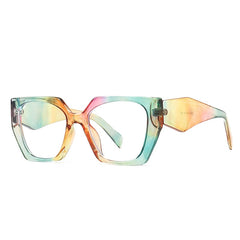 Women's Retro Polygon 'Hydro Dip' Cat Eye Sunglasses