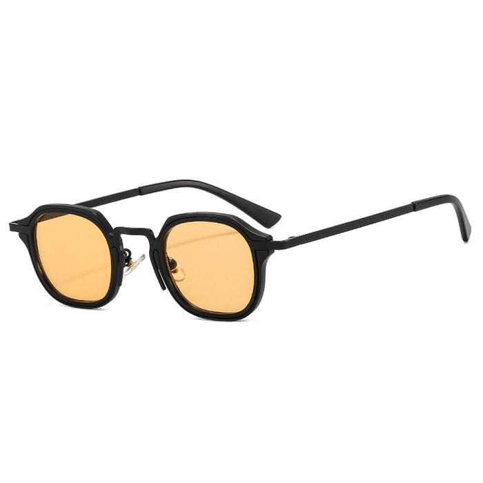 Unisex Small Round 'Ice' Alloy Sunglasses