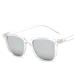 Unisex  Vintage Square 'Furry' Plastic Sunglasses