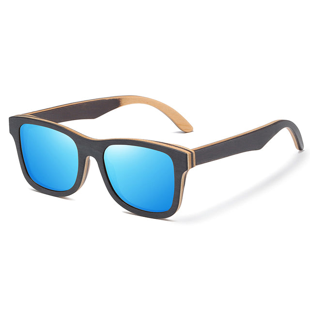 Men's Natural Handmade 'Shallow' Wooden Sunglasses