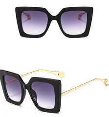 Women's Square 'Tiny Ban' Plastic Sunglasses