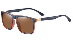 Men's Polarized Oval 'Ossian' Plastic Sunglasses