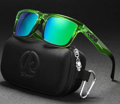 Men's Polarized Square 'Grinch Eye Wear' Plastic Sunglasses