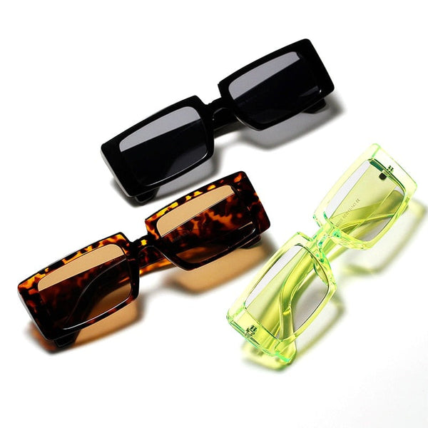 Women's Rectangular 'Vintage Vybes' Sunglasses