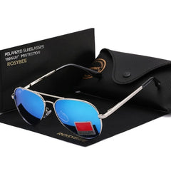 Men's Polarized 'Nitro' Aviator UV400 Sunglasses