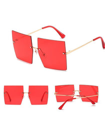 Women's Vintage Square 'Classy Ella' Metal Sunglasses