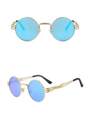 Women's Round 'Funky' Steampunk Sunglasses