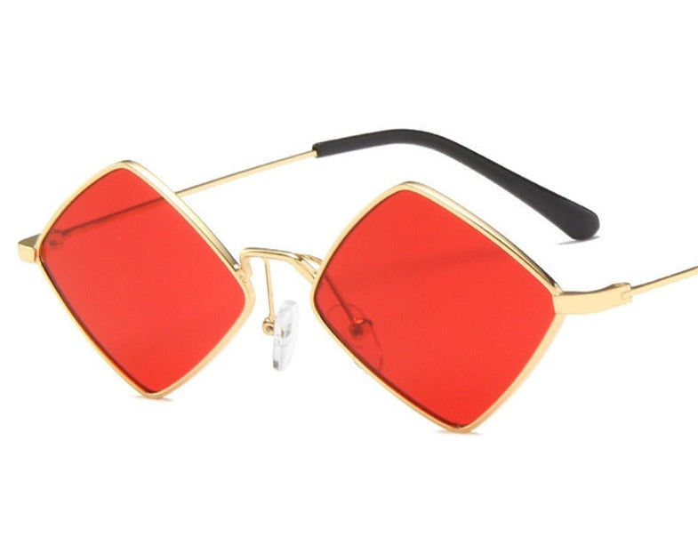 Women's Small Square 'Zion ' Metal Sunglasses
