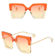 Women's Square 'Tiny Ban' Plastic Sunglasses