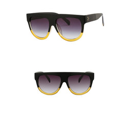 Women's Oversized Frame 'Black Shades' Square Sunglasses