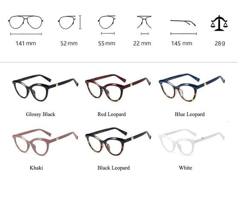 Women's Mixed Colors Cat Eye 'The cool' Optical Sunglasses