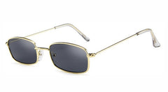 Men's Small Rectangle 'Small Zion' Metal Sunglasses