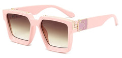 Women's Square 'Clarity Spot' Plastic Sunglasses