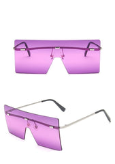 Women's Vintage 'Zone' Square Sunglasses