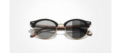 Women's Round 'Kacy' Wooden Sunglasses