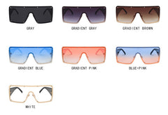 Women's Browline 'Futuristic' Square Sunglasses