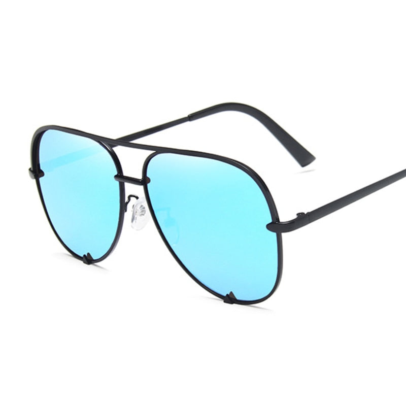 Women's Vintage Pilot 'Tusk ' Metal Sunglasses