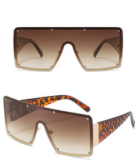 Women's Oversized 'Lagoon' Square Sunglasses