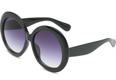 Women's Oversized Round 'Estetica' Plastic Sunglasses