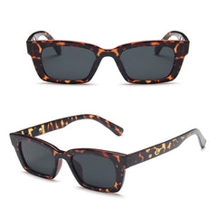 Women's Rectangular 'Rocky Rays'  Retro Sunglasses