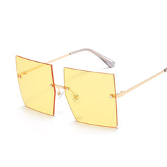 Women's Vintage Square 'Classy Ella' Metal Sunglasses