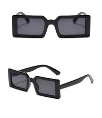 Women's Small Rectangular 'Laarni' Plastic Sunglasses