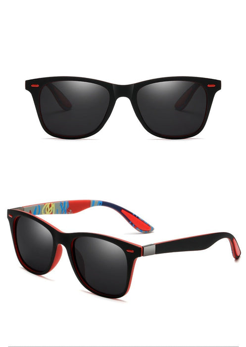 Unisex Square Polarized 'Crux' Sports Sunglasses