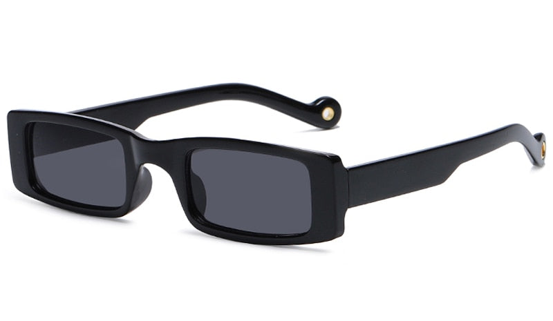 Unisex Rectangular 'Ervin' Plastic Sunglasses