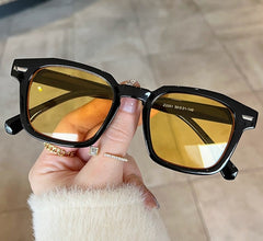 Women's Square Vintage 'Bambie' Plastic Sunglasses